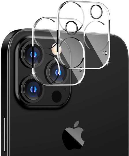 [2-Pack] Linsskydd Härdat Glas iPhone 12 Pro Max - Clear