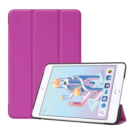 iPad Mini (2019) Treviks läderfodral - Lila