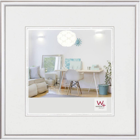 walther+ design KV330S Växelram akryl Pappersformat: 30 x 30 cm Silver