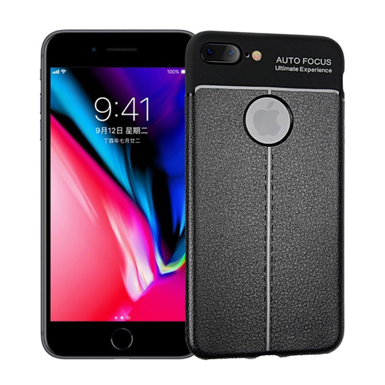ANGIBABE iPhone X Slimmat enfärgat skal - Svart
