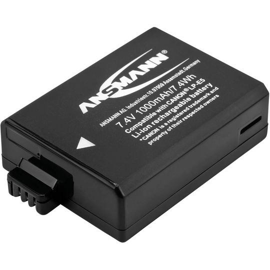 Ansmann A-Can LP-E5 Kamerabatteri Ersättning originalbatteri LP-E5 7.4 V 1000 mAh