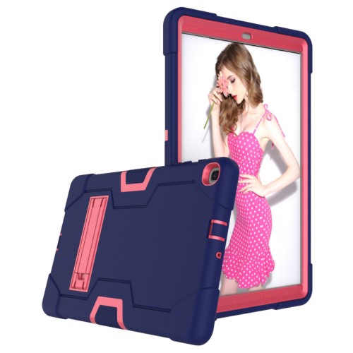 Hybrid Skal med Stativ för Samsung Galaxy Tab A 10.1 2019 - Blå & Rosa