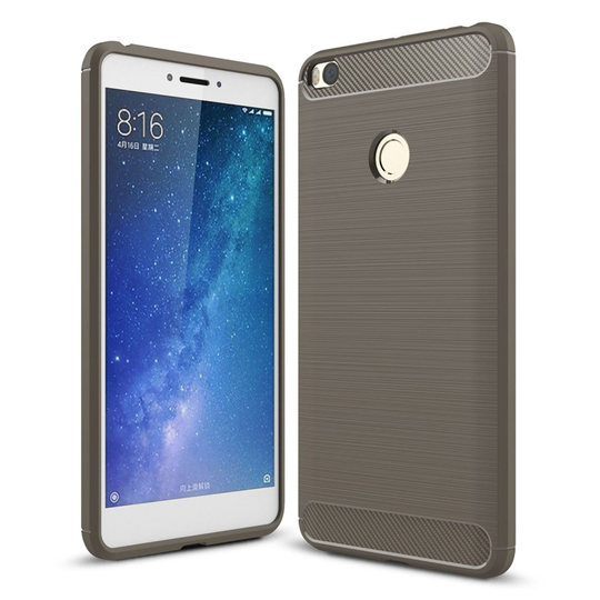 Xiaomi Mi Max 2 Karbon fiber skal - Grå