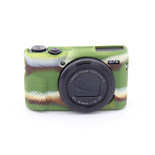 Canon G7X Mark II kameraskal silikon material mjuk flexibel skyddande - Kamoflage