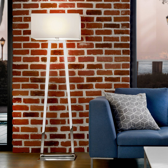 Villeroy & Boch Lyon golvlampa av rostfritt stål