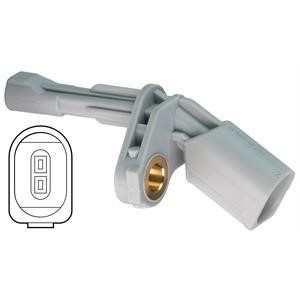 ABS-givare, Sensor, hjulvarvtal, Bak, Bakaxel, Höger, AUDI,SEAT,SKODA,VW, 1K0927808A, WHT 003 858A, WHT003858A, WHT003858B