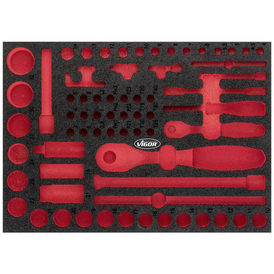 Vigor V5103-L V5103-L Skumgummiinlägg (L x B) 393 mm x 282 mm