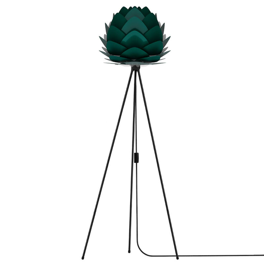 UMAGE Aluvia mini golvlampa svart/grön