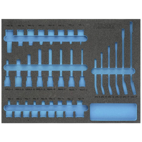 Hazet 163-367L 163-367L Skumgummiinlägg (L x B) 519 mm x 392 mm
