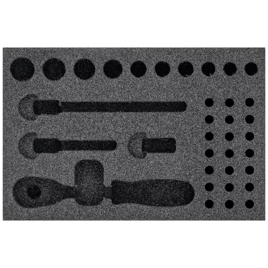 Hazet 163-253L 163-253L Skumgummiinlägg (L x B) 172 mm x 114 mm