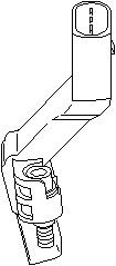 Varvtalssensor, motorhantering, AUDI,MITSUBISHI,SEAT,SKODA,VW, 036 906 433, 036 906 433A, 036 906 433E, 045 906 433A, MN980249, MN980339