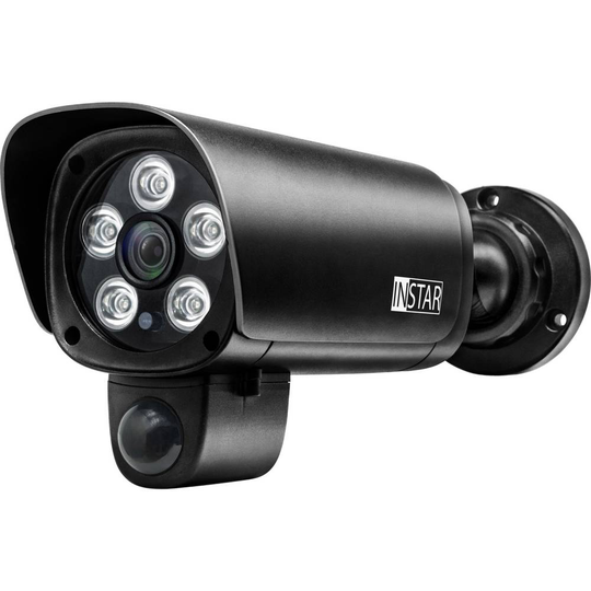 INSTAR IN-9008 Full HD PoE black 10092 LAN IP Övervakningskamera 1920 x 1080 pixel