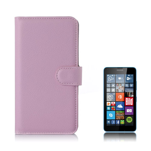 Moen Microsoft Lumia 640 Fodral med Plånbok - Rosa