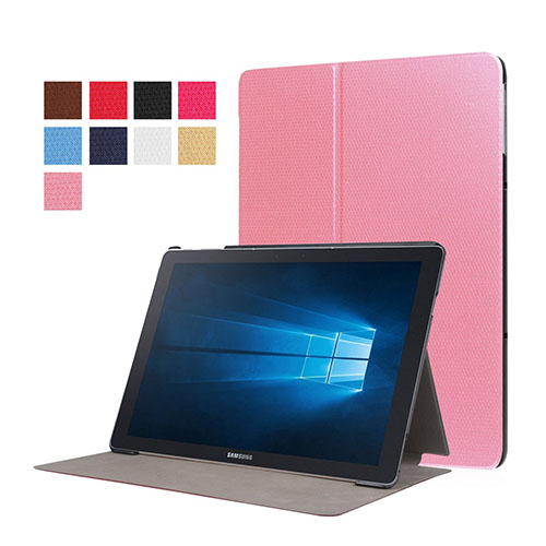 Amdrup Läderfodral till Samsung Galaxy TabPro S - Rosa