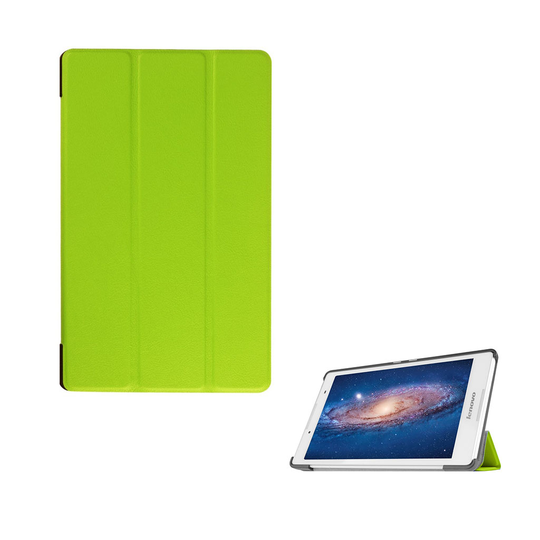 Amdrup Tri-fold Läderfodral till Lenovo Tab 3 8.0 - Grön