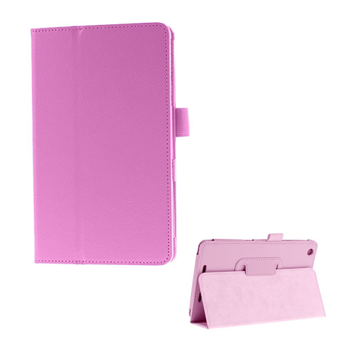Gaarder Acer Iconia One 7 Läder Flip Fodral - Rosa