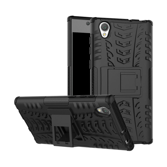 Sony Xperia L1 Hybird skal med unik kickstand funktion - Svart