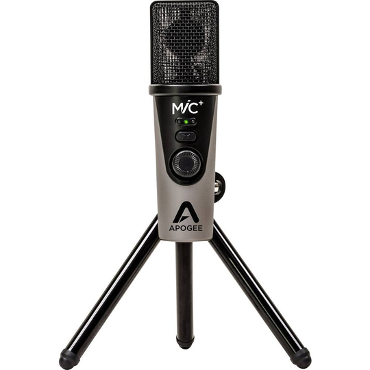 Apogee MiC+ USB-mikrofon Sladd inkl. stativ, inkl. kabel