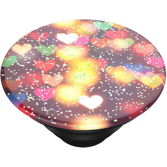 POPSOCKETS Glitter Bokeh Hearts Stativ för mobiltelefon Flerfärgad N/A