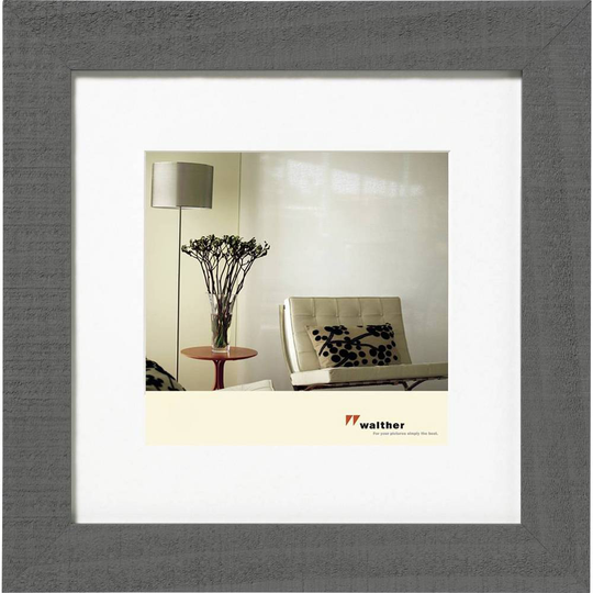 walther+ design HO330D Växelram akryl Pappersformat: 30 x 30 cm Grå