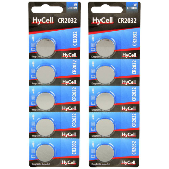 Ansmann CR2032 10er Pack Knappcells-set CR 2032 Litium 3 V 10 st
