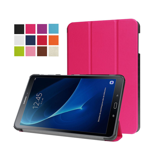 Läderfodral för Samsung Galaxy Tab A 10.1 (2016) - Varm Rosa